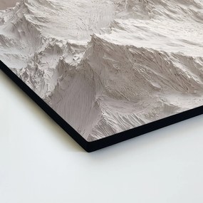 DUBLEZ | 3-dielny obraz hory - Snežné ticho