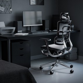 Ergonomické kreslo Diablo V-Master, čierno-biele