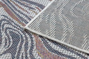 Dywany Łuszczów Kusový koberec Sion Sisal Waves 2836 ecru/blue/pink – na von aj na doma - 140x190 cm