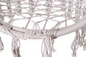 Závesné hojdacie kreslo pre dvoch LAGOS - krémové