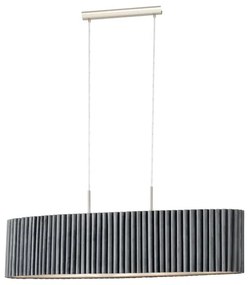 Eglo 39773 - Luster na lanku TAMARESCO 2xE27/40W/230V šedá