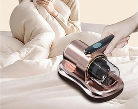 VERK Bezvreckový ručný vysávač na roztoče s protialergickým filtrom a UV svetlom - bronzový