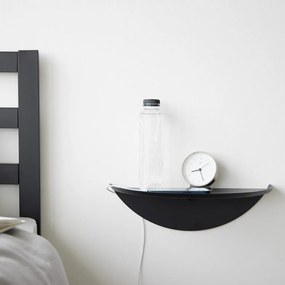 Čierna kovová polica 40 cm Tower – YAMAZAKI