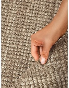Jutový okrúhly koberec taupe ø 160 cm Bouclé Jaipur – Hanse Home