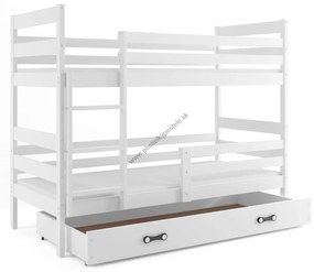 Poschodová posteľ ERIK 2 - 160x80cm - Biela - Biela