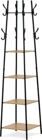 Stojanový vešiak kovový hnedý GD-170 OAK