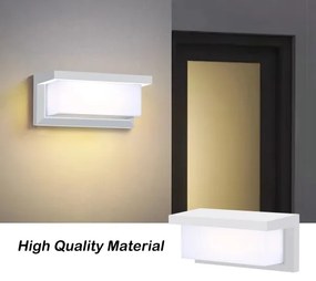 Brilagi - Vonkajšie nástenné svietidlo BRICKY 1xE27/60W/230V biela IP54