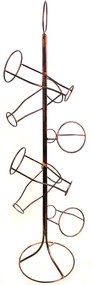 Stojan na víno Wind (4 farby: medená, zlatá, strieborná, čierna)