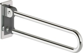 Deante Lehnen, sklopné nástenné držadlo 70cm, oceľová-antracitová, DEA-NIL_042D