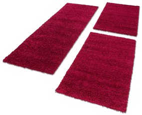 Ayyildiz, Kusový koberec Life Shaggy 1500 red, 200x290, červená, obývacia izba