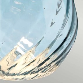 Elstead LENA-TL-S-MODRÁ - LED Stolná lampa LENA 1xE27/60W/230V + 1xGU10/7W modrá