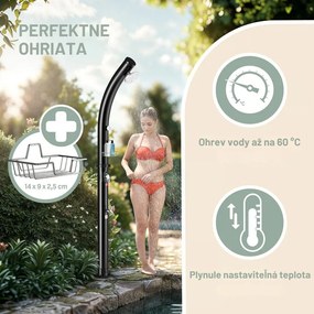 Solárna sprcha BOW, 20l, čierna Monzana
