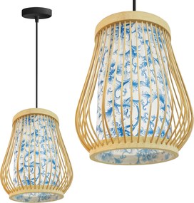 Toolight Toolight, závesné svietidlo 1xE27 APP1577-5C, prírodná hnedá, OSW-03617