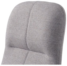 Svetlosivé otočné relaxačné kreslo Manning – Unique Furniture