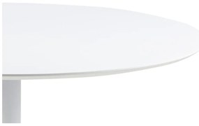 Biely okrúhly jedálenský stôl Actona Ibiza, ⌀ 110 cm