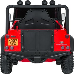 Elektrické autíčko Land Rover Defender 110 SVX červené