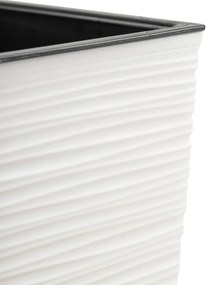 PLASTOVÝ KVETINÁČ BLOOM RIFLO 36X56X20 CM KRÉMOVÁ