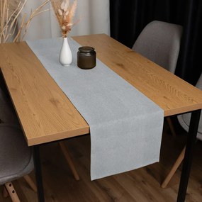 Biante Dekoračný behúň na stôl BKW-208 Sivé žíhanie 20x160 cm