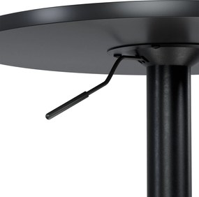 Barový stolík Xanten - čierna/čierna