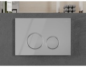 Mexen Fenix Air 05, pneumatické dvojité tlačidlo na splachovanie, chróm lesklý, 6A0501