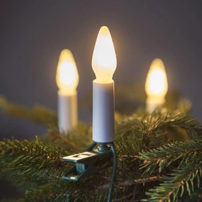 EXIHAND LED vianočná reťaz FELICIA, 16 žiaroviek, biele svetlo, 10,5 m