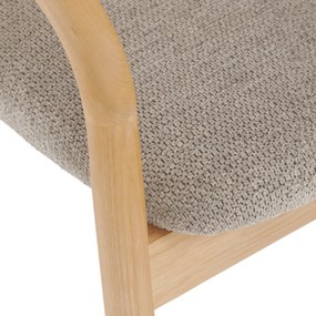 Jedálenská stolička masív jaseň DCH-V3202 Farba: Béžová