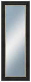 DANTIK - Zrkadlo v rámu, rozmer s rámom 50x140 cm z lišty GREECE čierna (2641)