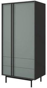 Skriňa Alsy 1 Aloe/Antracit