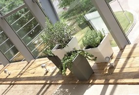 Kvetináč Lofly Sweet tmavosivý