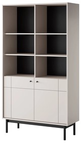 Knihovna Japandi 104 cm kašmír