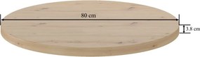 Vintino Stolová doska dub artisan 80 cm