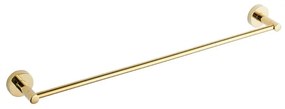 Kúpeľňová polica na uteráky MEXEN REMO s 1 priečkou - zlatá, 7050724-50