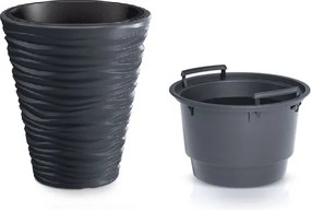 Plastový kvetináč DBSA350 34,5 cm - antracit