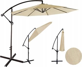 TRENDIE Záhradný slnečník Sunny - béžový 300cm