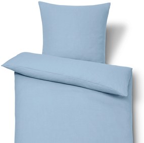 Ľanová posteľná bielizeň, svetlomodrá, štandardná veľkosť