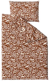 Obliečky z mikrovlákna FOREST ANIMALS hnedé Rozmer obliečky: 70 x 90 cm | 140 x 200 cm