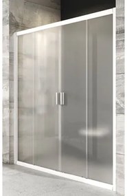 Sprchové dvere RAVAK Blix BLDP4-200 white+Grape 190x197-201 cm 0YVK0100ZG
