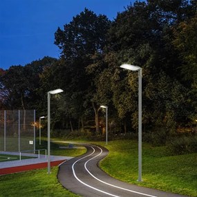BRILAGI -LED Vonkajšia pouličná lampa s kĺbom. URBANLIGHT LED/200W/230V sivá IP65