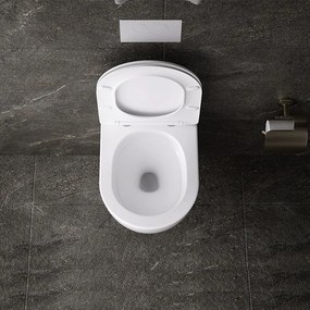BPS-koupelny Závesná WC misa so SoftClose sedadlom HYD-4194, biela
