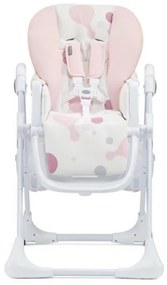 KINDERKRAFT - Detská jedálenská stolička YUMMY ružová/biela