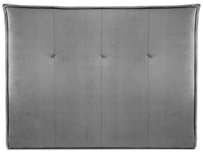 Sivé čelo postele 200x120 cm Monica – Milo Casa