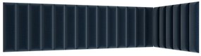 Set 20 čalúnených panelov Quadra 210x90x60 cm (modrá). Akcia -17%. Vlastná spoľahlivá doprava až k Vám domov. 1052010