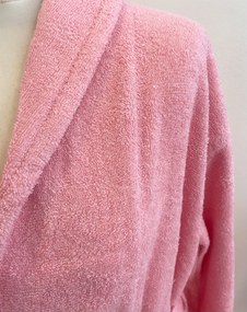 Froté deluxe unisex župan Ružový - L