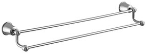 OMNIRES AL53226CR - Nástenný vešiak na uteráky ART LINE 65 cm lesklý chróm