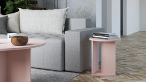 Konferenční stolek Phoebe 01 84 cm růžový