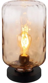 Globo 16046TA - Stolná lampa DARINA 1xE27/60W/230V hnedá