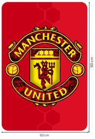 Textilná nálepka na stenu "Manchester United FC"