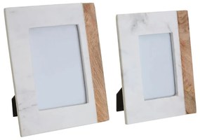 Kamenný rámček v bielo-prírodnej farbe 20x25 cm Sena – Premier Housewares