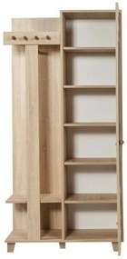 Vešiak so skriňou Garmanto Tree Sonoma Oakskriňou