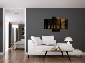 Obraz - Temný les (90x60 cm)
